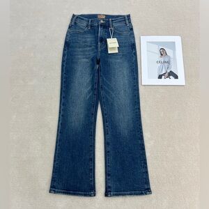 Mother High-Waisted Flare Jeans - Dark Wash, Brand New with Tags